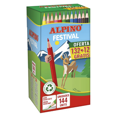 144 lápices de color Alpino C0131144