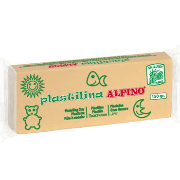 12 barras plastilina 150 g. carne Alpino DP00007701