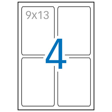 Etiqueta calidad foto 88,9x127 mm. 10HJ Din A-4 (40U) Apli 02922
