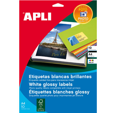 Etiqueta calidad foto 99,1x34mm. 10HJ Din A-4 (160U) Apli 02923