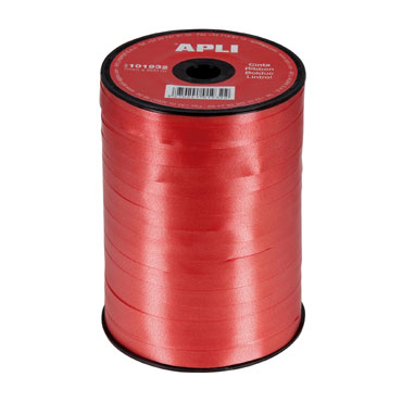 Cinta regalo roja 7mm x 500m Apli 101932
