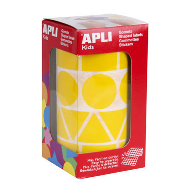 Gomet Figuras XL amarillo Apli 11160