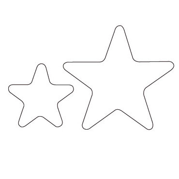 Gomet holográfico estrellas grandes y pequeñas Apli 11635