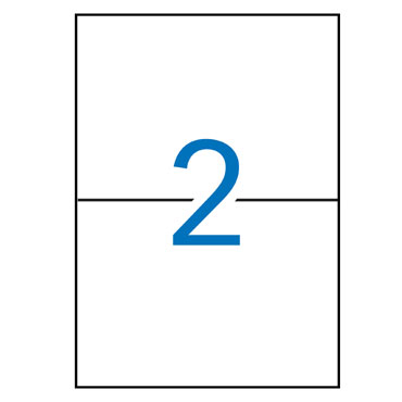 Etiqueta extrafuerte 210x148mm.100HJ Din A-4 (200U) Apli 11786