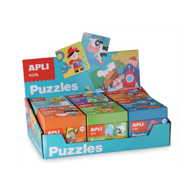 Expositor 6 puzzles Apli 13856