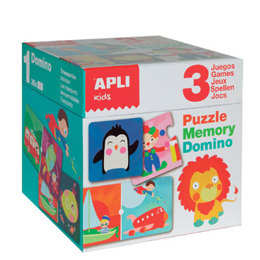 Puzzle, Dominó y Memory Apli 13940 Puzzle, Dominó y Memory Apli 13940
