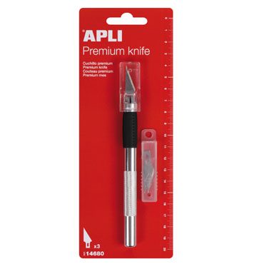 Cuchillo de precisión Premium 3 recambios Apli14680
