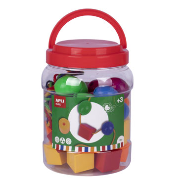 36 formas ensartables Apli 18215 36 formas ensartables Apli 18215