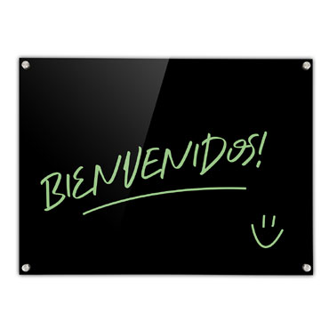 Pizarra metacrilato negra A-3 Green Display