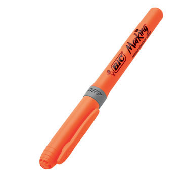 Marcador fluorescente Grip naranja Bic 811933