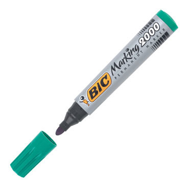 Marcador permanente 2000 verde Bic 8209123