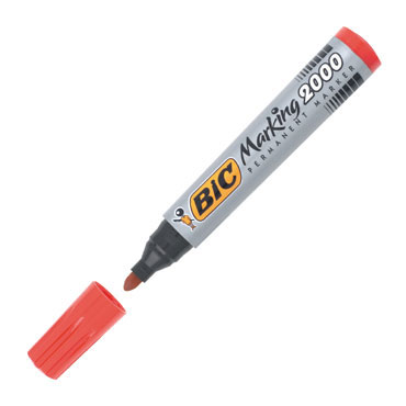 Marcador permanente 2000 rojo Bic 8209133