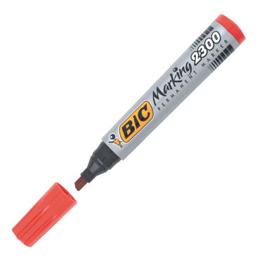 Marcador permanente 2300 rojo Bic 8209243