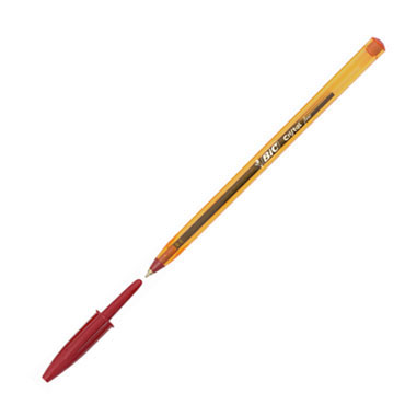 Bolígrafo Bic Cristal fino rojo 872720