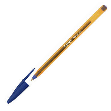 Bolígrafo Bic Cristal fino azul 872730