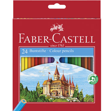 24 lápices de color Castillo Faber Castell 120124