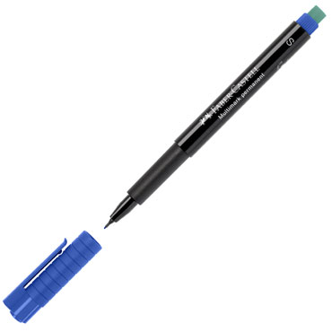 Rotulador OHP-CD 0,4 mm. azul Faber Castell 1523-51