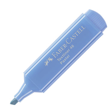 Marcador flúor Textliner azul ultramar Faber Castell 1546-68