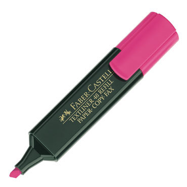 Marcador flúor Textliner rosa Faber Castell 1548-28