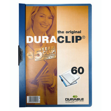 Carpeta Duraclip 60HJ Din A-4 azul Durable 2209-07