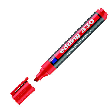 Marcador permanente edding 330 rojo 330-002