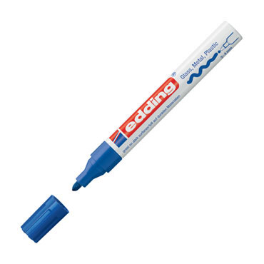 Marcador edding 750 azul 750-003