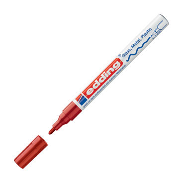 Marcador edding 751 rojo 751-002