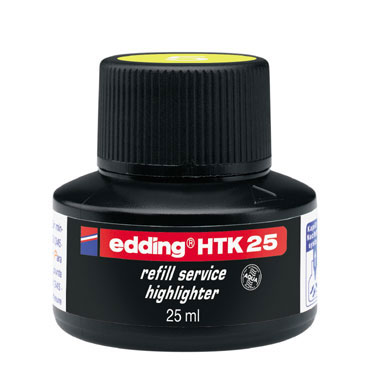 Frasco tinta HTK25 amarilla edding HTK25-005