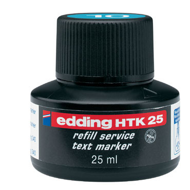 Frasco tinta HTK25 azul edding HTK25-010