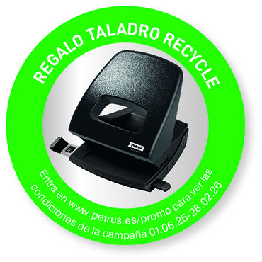 Grapadora 210 Recycle azul 25HJ Petrus 628832