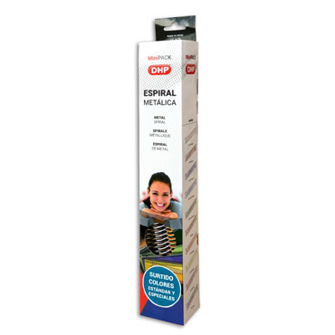 PK25 espiral metálico color 12 mm. DHP