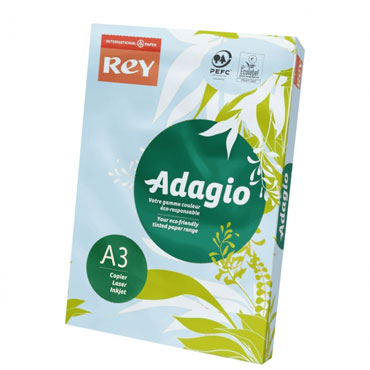 PQ500 papel azul 80 g/m² Din A-3 Adagio 30136