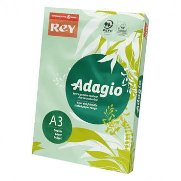 PQ500 papel verde esmeralda 80 g/m² Din A-3 Adagio 30138