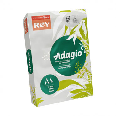 PQ500 papel gris 80 g/m² Din A-4 Adagio 30207