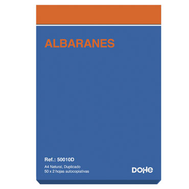 Talonario ALBARANES A4 Dohe 50009D