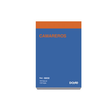 Talonario CAMAREROS 8º Dohe 50058