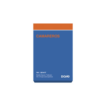 Talonario CAMAREROS bolsillo Dohe 50141T