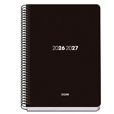 Agenda escolar Element negro A5 S/V Dohe 52237