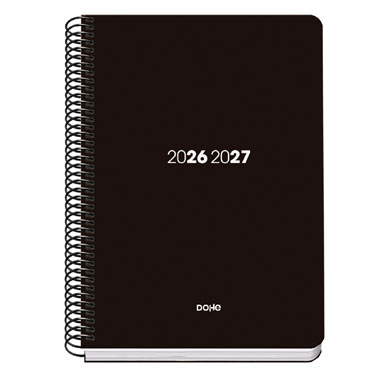 Agenda escolar Element negro A5 D/P Dohe 52241