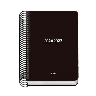 Agenda escolar Element negro A6 D/P Dohe 52245