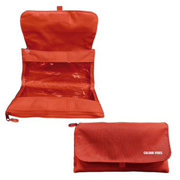 Portatodo doble con solapa rojo 52256
