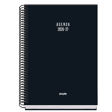 Agenda escolar Basic Colour Vibes negro A5 S/V Dohe 52315