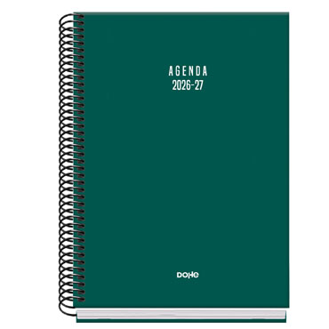 Agenda escolar Basic Colour Vibes verde A5 D/P Dohe 52318