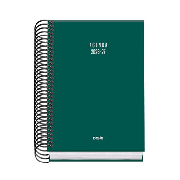 Agenda escolar Basic Colour Vibes verde A6 D/P Dohe 52322