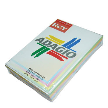 PQ500 papel 5 colores intensos 80 g/m² Din A-4 Adagio 30233 PQ500 papel 5 colores intensos 80 g/m² Din A-4 Adagio 30233