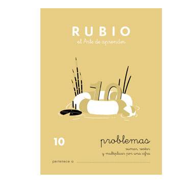 Cuaderno Rubio A5 Operaciones y Problemas Nº10