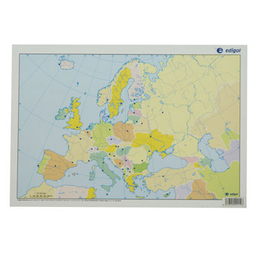 50 láminas color Europa político 21601051