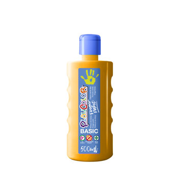 Bote 500 ml. pintura de dedos naranja Playcolor 17731