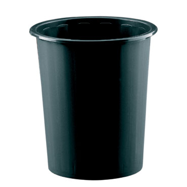 Papelera PP negra Faibo 305-02