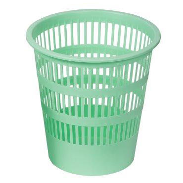 Papelera de rejilla verde pastel Faibo 307-34